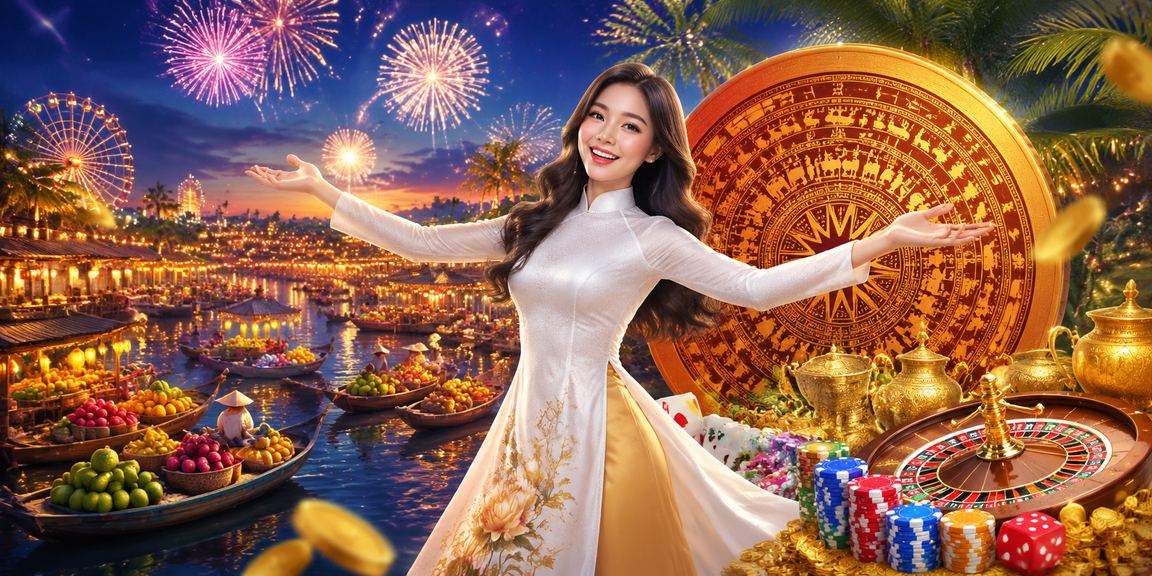 Lễ hội casino rực rỡ tại vùng đồng bằng sông Cửu Long